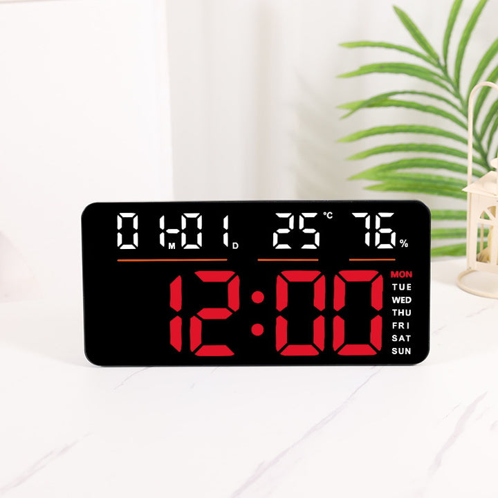 Digital Multifunction Alarm Clock with Temperature and Weather Display Bowlift