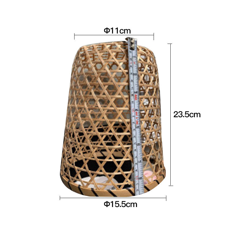 Artful Rattan Table Lamp Shade Bowlift