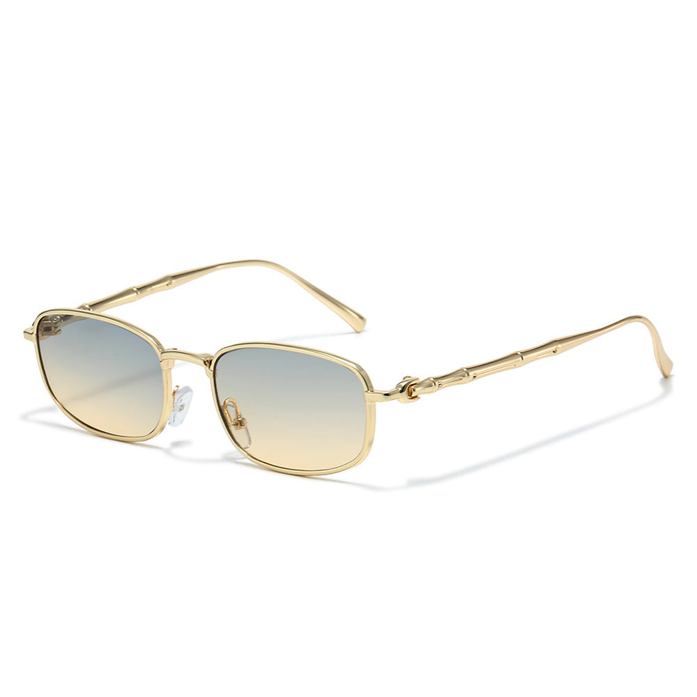 Chic Bamboo-Inspired Frame Sunglasses Bowlift