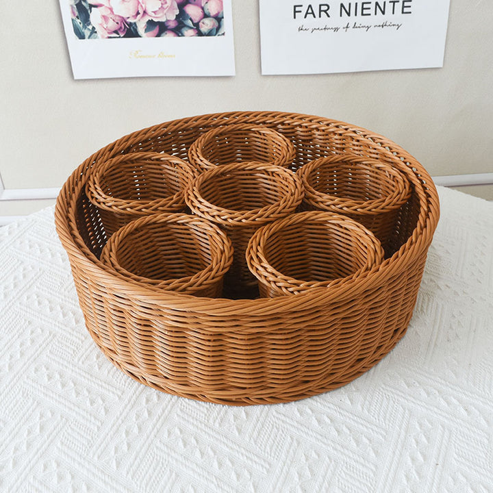 Versatile Woven Storage Organizer Bowlift