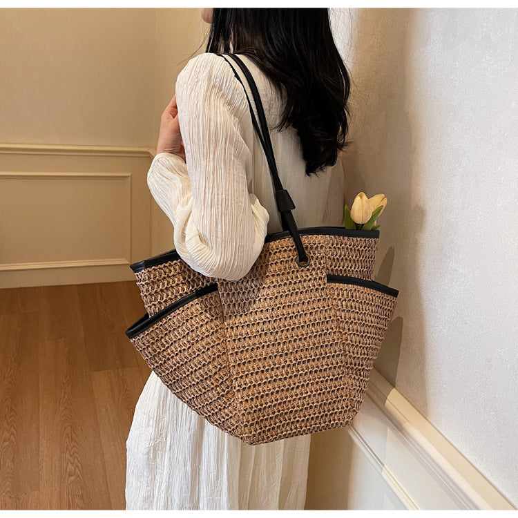 Stylish and Spacious Tote Bag with Multi-functional Compartments Bowlift