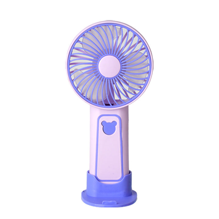 Unisex Portable Hand Fan with Flexible Stand Bowlift