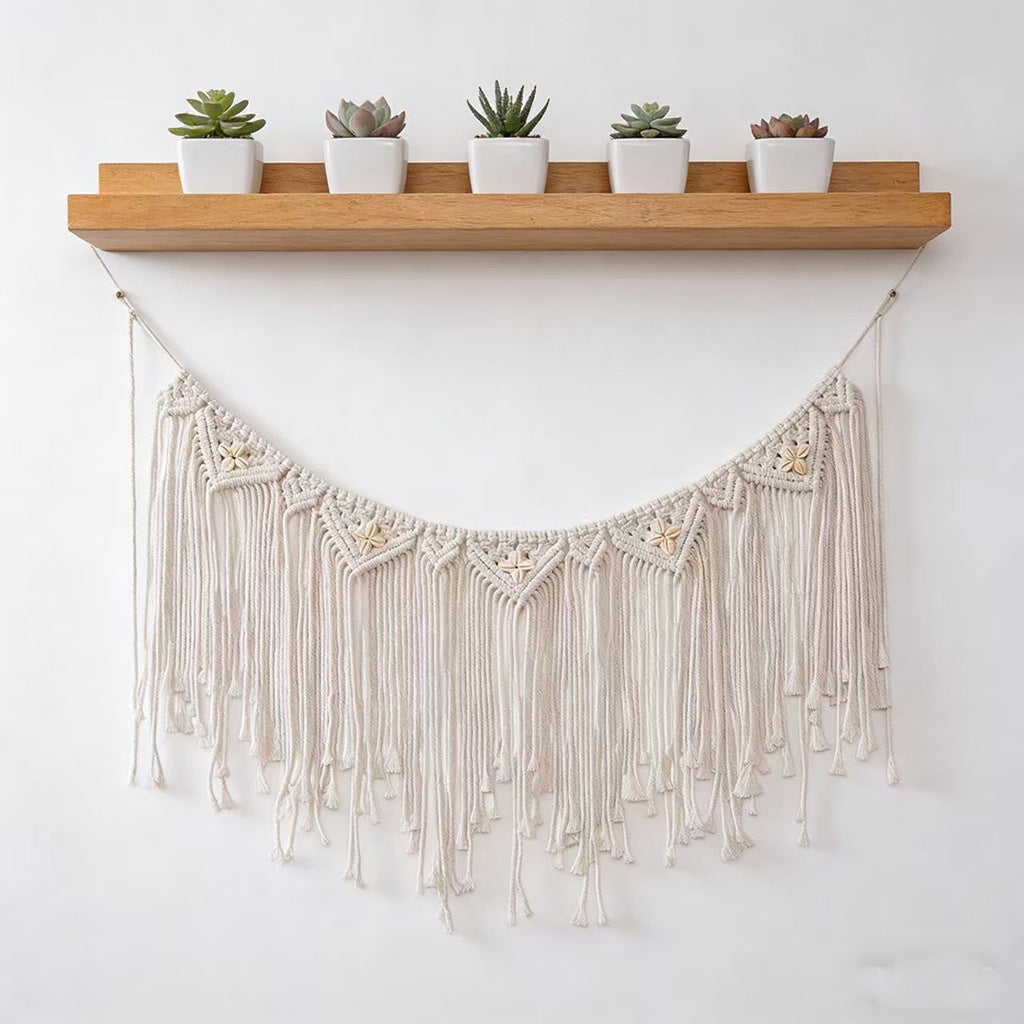 Boho-Chic Macrame Wall Tapestry Bowlift