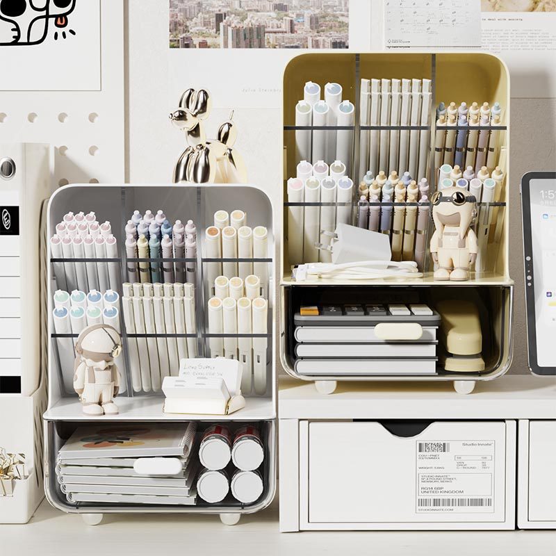 Desk Organizer with Multi-Compartment Storage Bowlift
