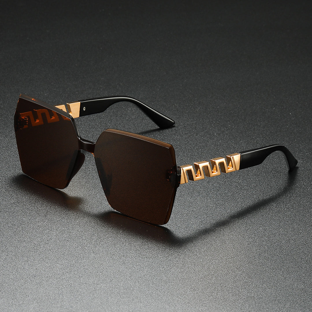 Stylish Geometric Shield Sunglasses Bowlift