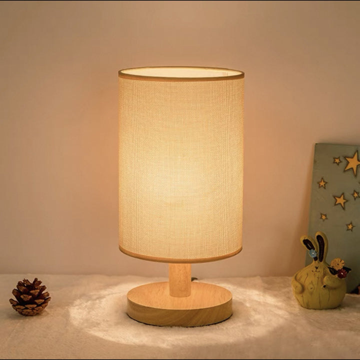 Minimalist Wooden Table Lamp