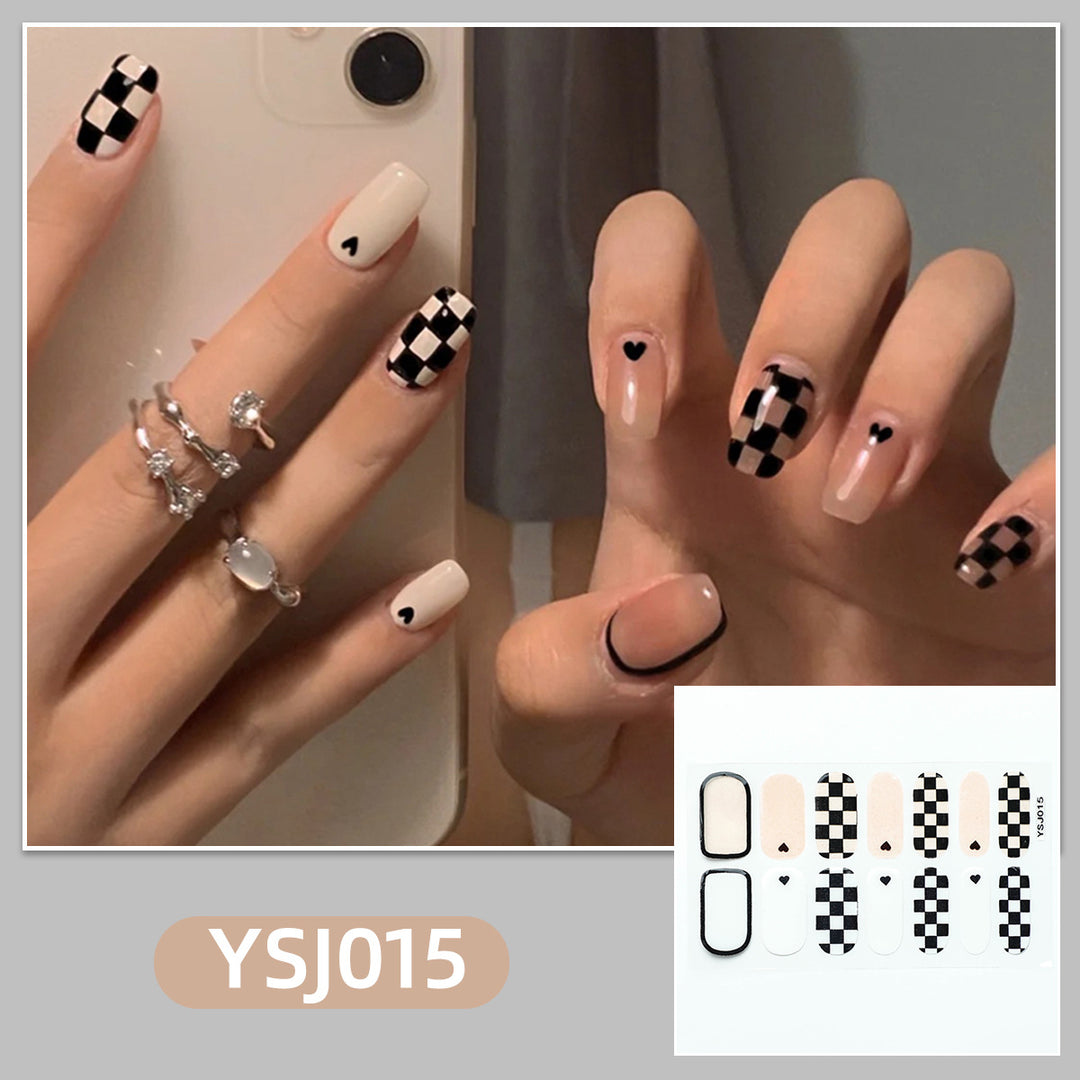 Artistic nail decoration with glitter details Bowlift