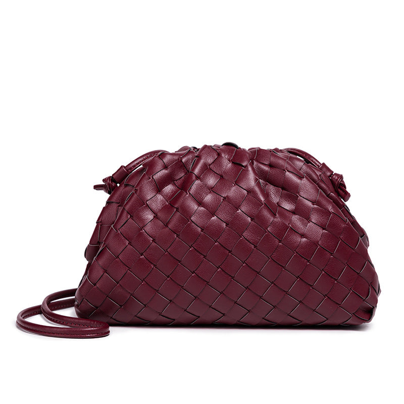 Textured Woven Handheld Clutch Bowlift
