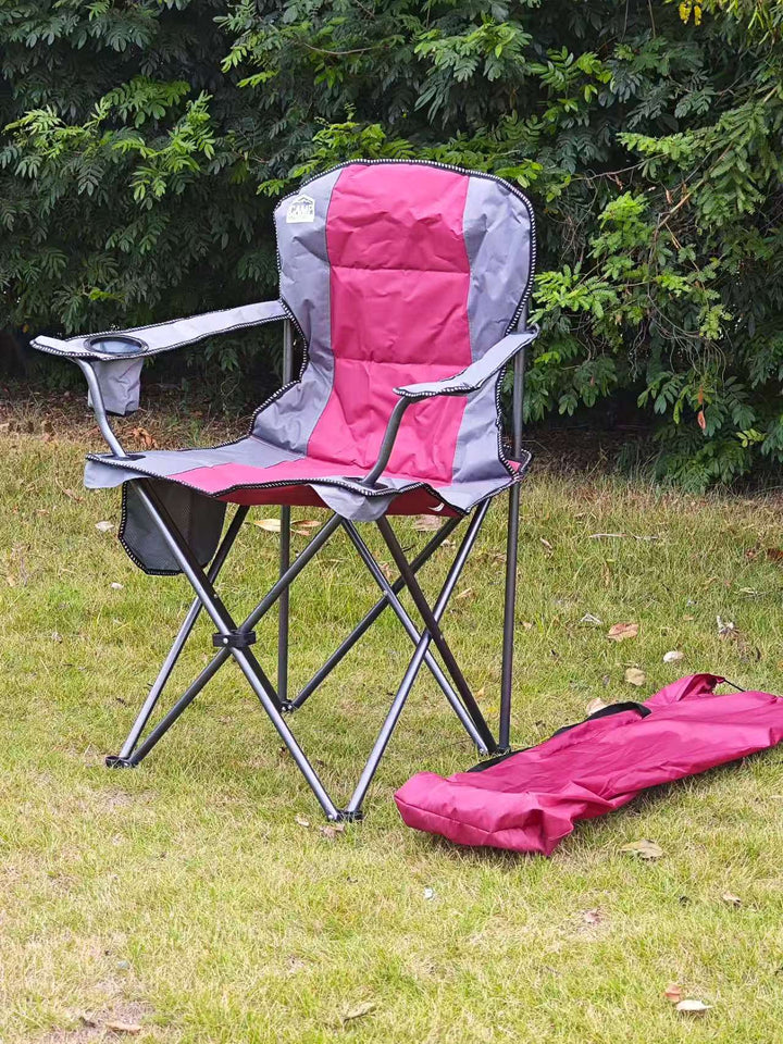Women's Comfortable Camping Chair with Cup Holder Bowlift