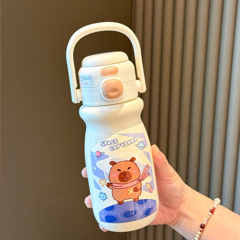 Women's insulated drinking bottle with animal-friendly design Bowlift