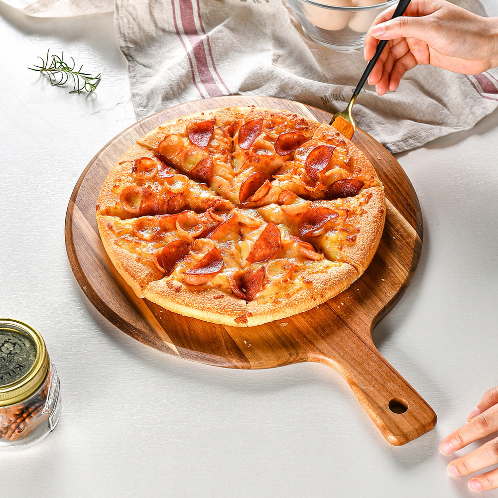 Round wooden serving platter Bowlift