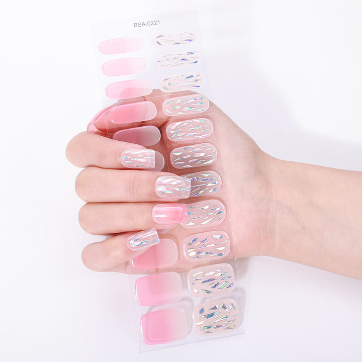 Glittery Nail Wraps