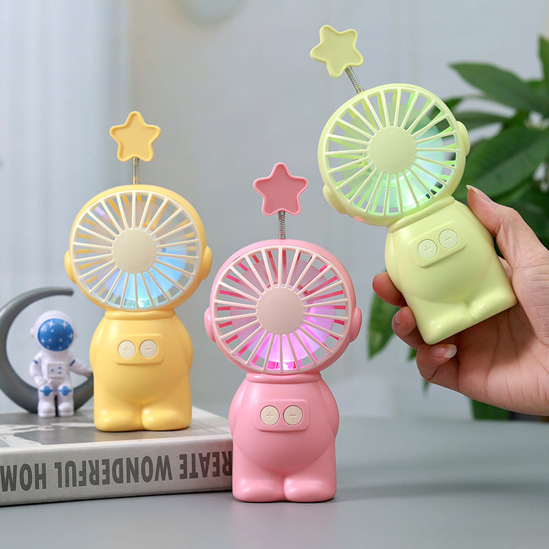 Unisex Portable Mini Fan in Creative Figure Design Bowlift