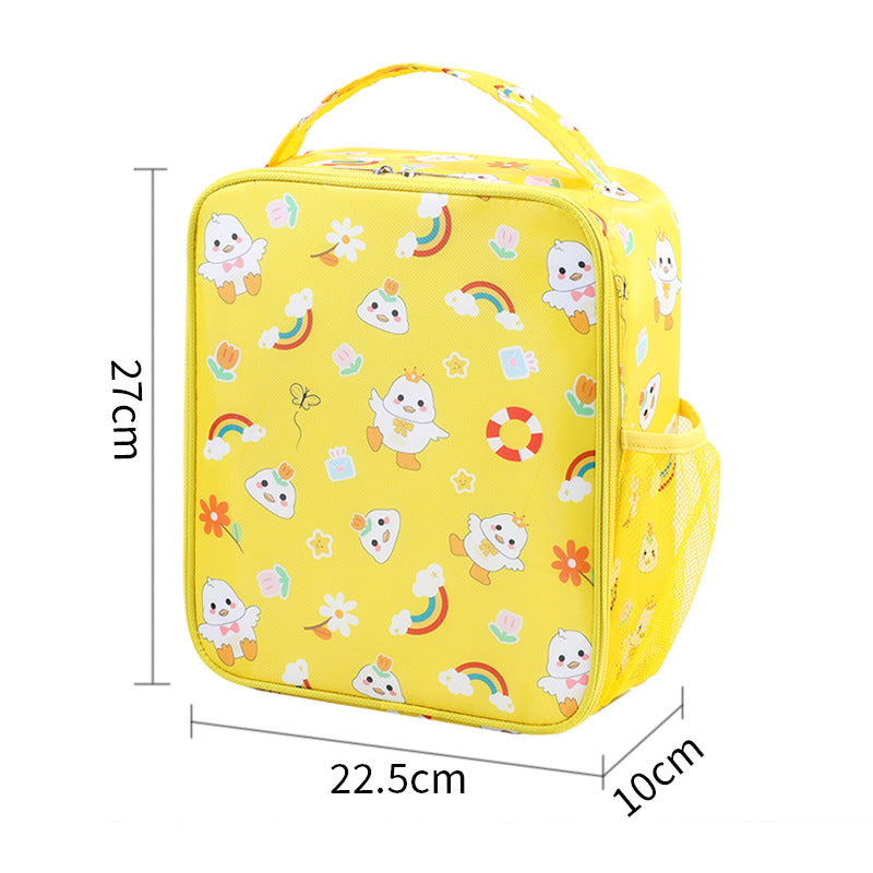 Cute Cartoon-Themed Insulated Lunch Box