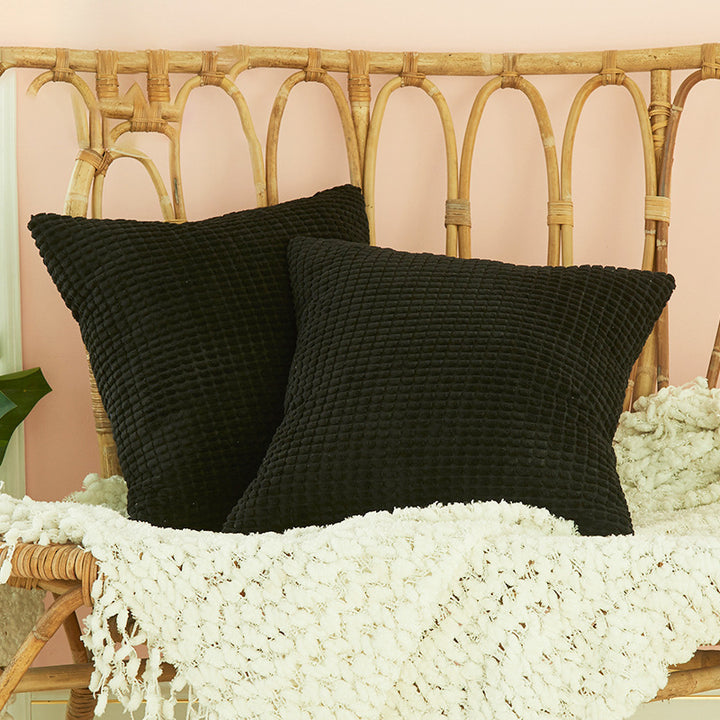 Textured Square Decorative Pillow