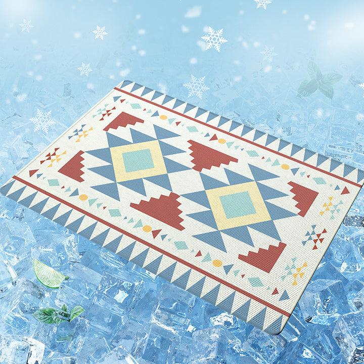 Geometric Patterned Indoor Outdoor Area Mat Bowlift