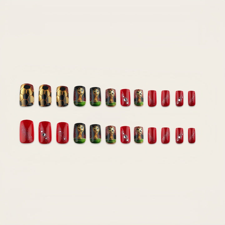 Creative Football Nail Art Bowlift