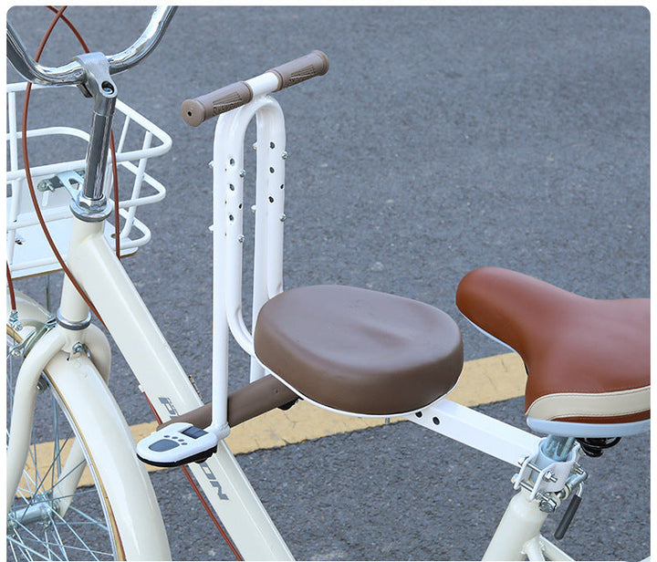 padded detachable child scooter seat with backrest and safety armrests Bowlift