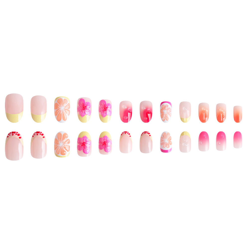 Tropical Floral Nail Art Set Bowlift