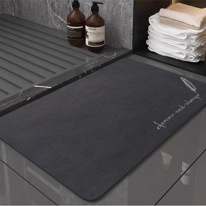 Luxurious Soft Marble Bath Mat
