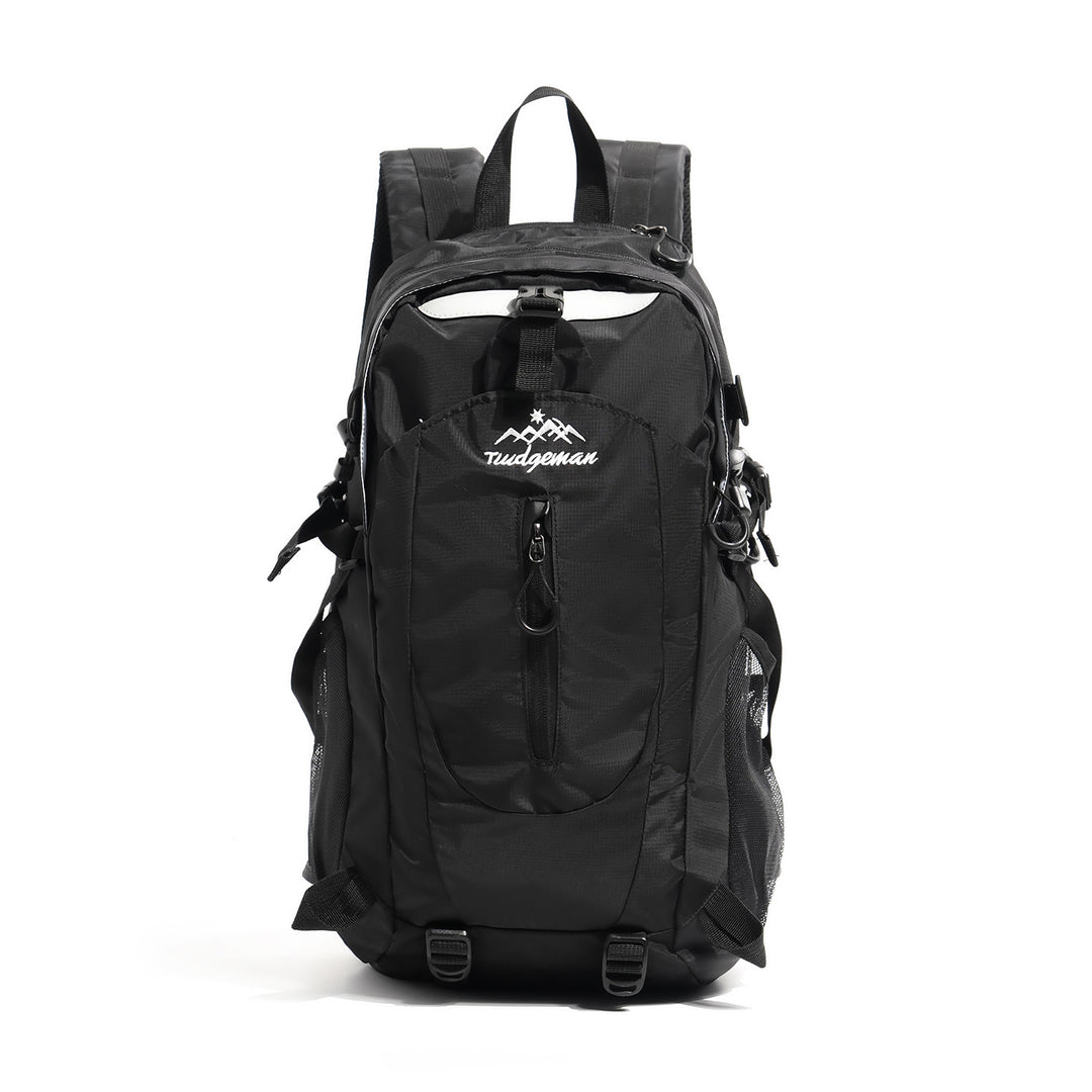 Unisex nan lightweight outdoor backpack with ergonomic back cushion, hydration bladder compartment and multifunctional external pockets Bowlift
