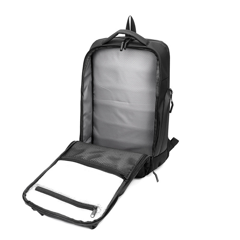 Tech-Optimized Multi-Compartment Backpack Bowlift