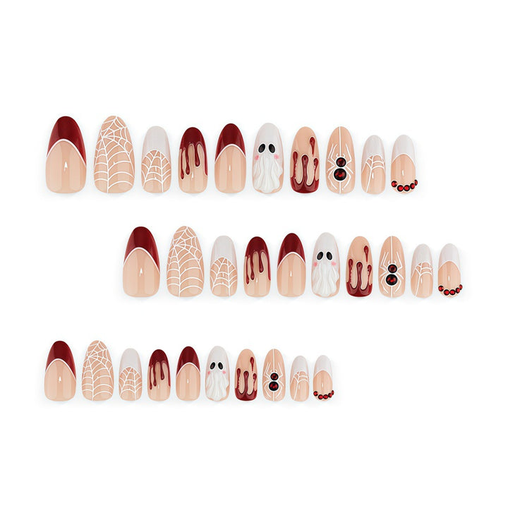Halloween Nail Art Set with Creepy Designs Bowlift