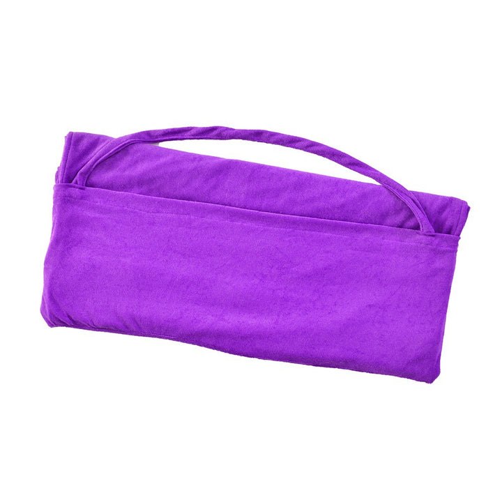 Portable picnic blanket with comfortable carry handle Bowlift