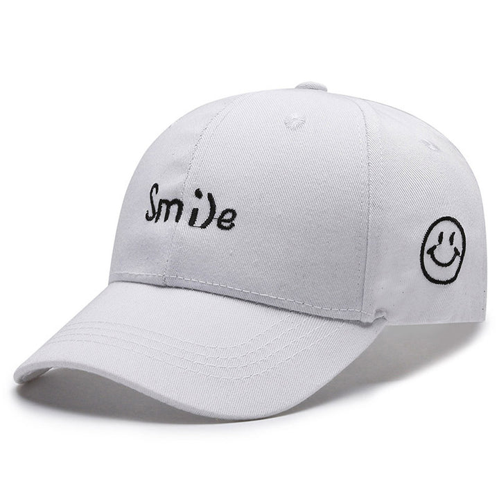 Women's Embroidered Smile Cap Bowlift