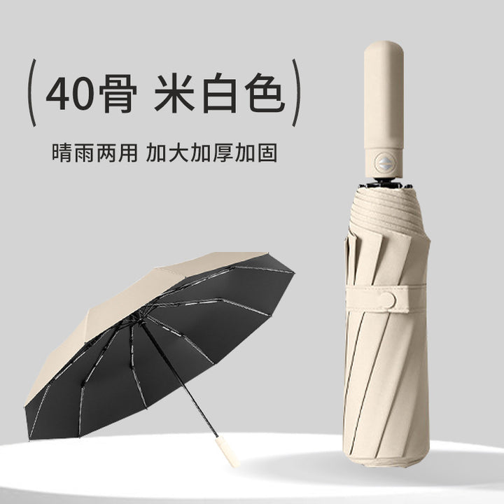 Unisex Premium Folding Umbrella Bowlift