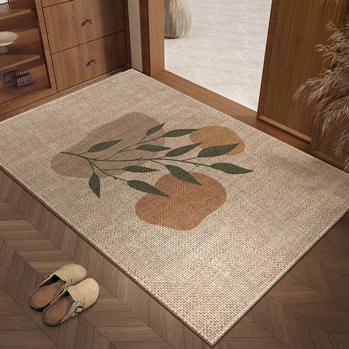 Decorative Floral Pattern Area Rug
