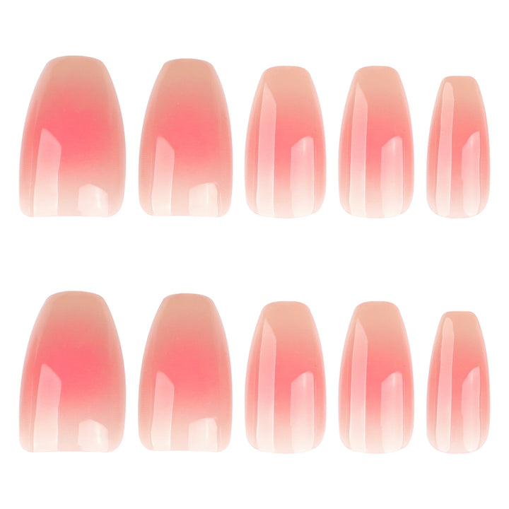Stylish nail extensions with elegant ombre design Bowlift