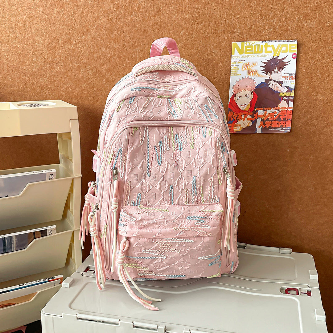 Stylish Textured Backpack