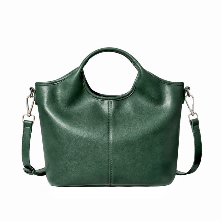 Handcrafted leather bag Bowlift