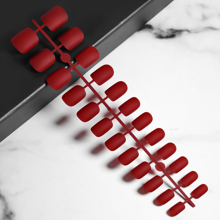 Matte Finish Press-On Nail Tips Bowlift