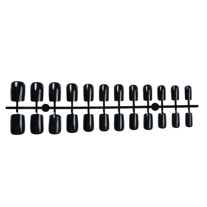 Elegant Glossy Press-On Nail Set Bowlift