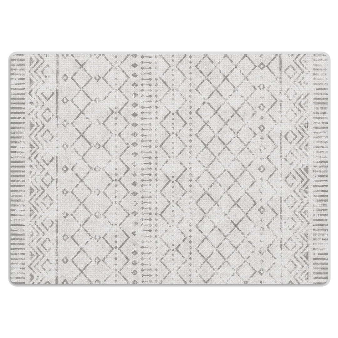 Geometric Pattern Indoor Outdoor Area Mat Bowlift