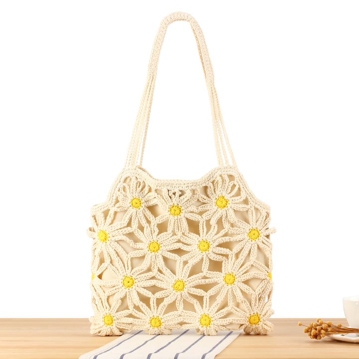 Handbag with Creative Flower Design Bowlift