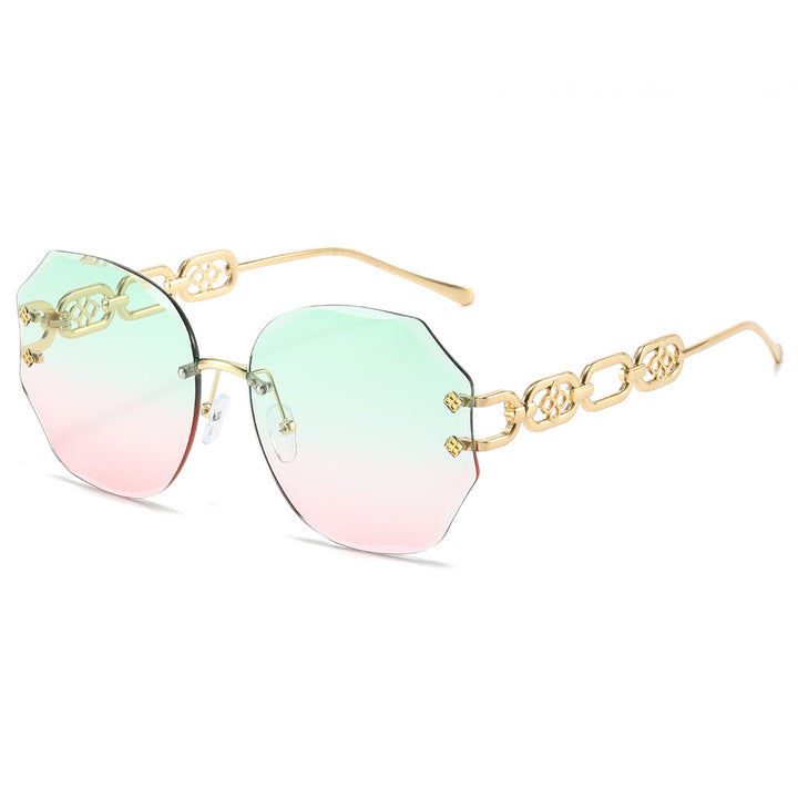 Elegant Oversized Octagonal Sunglasses Bowlift