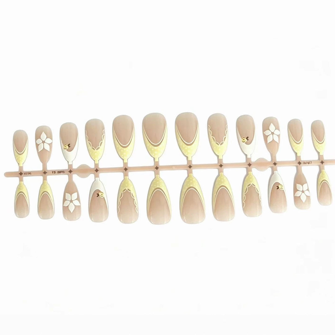Decorative Press-On Nail Art Bowlift