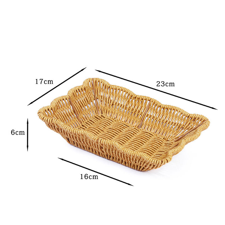 Decorative Woven Fruit Basket Bowlift