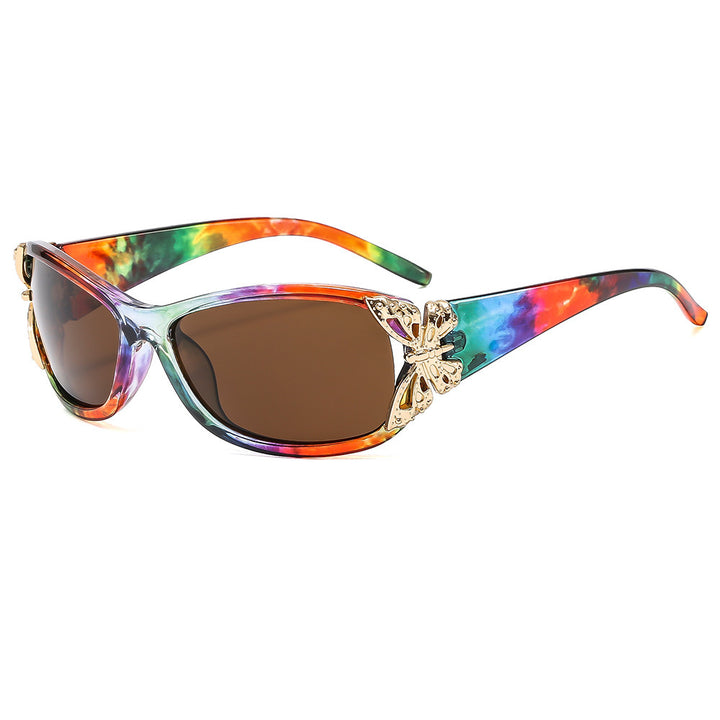Fashion-Forward Butterfly-Embellished Sunglasses Bowlift