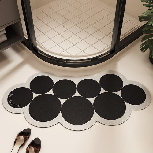 Stylish Cloud-Shaped Bath Mat Bowlift