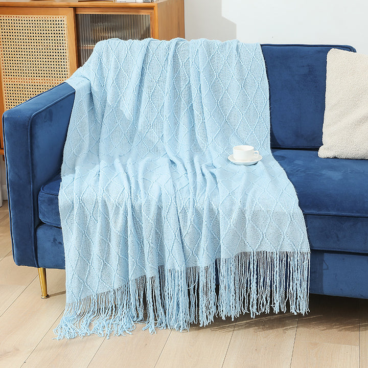 Ladies cozy knit blanket Bowlift