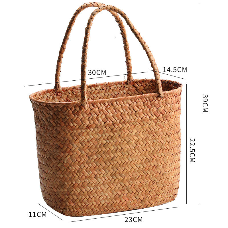 Unisex Braided Basket with Sturdy Handles Bowlift