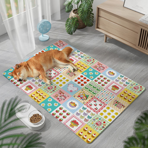 Cute Cartoon Pet Comfort Mat Bowlift