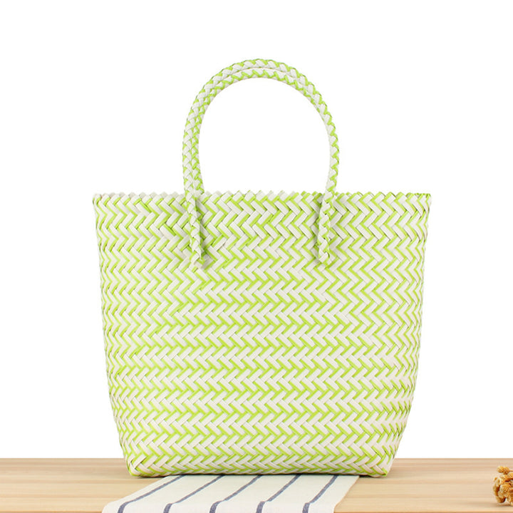 Braided Tote Bag with Sturdy Carry Handles Bowlift