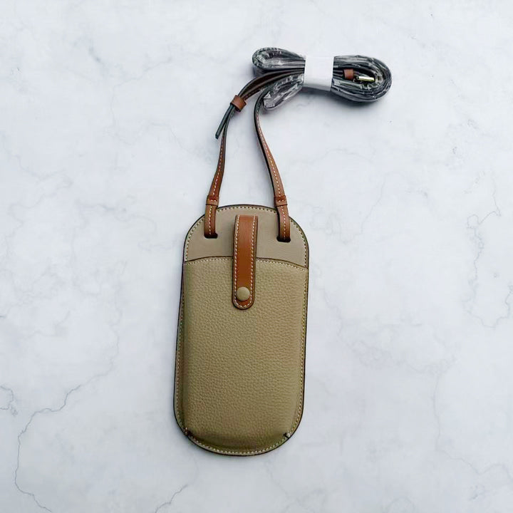 Leather Crossbody Phone Pouch Bowlift
