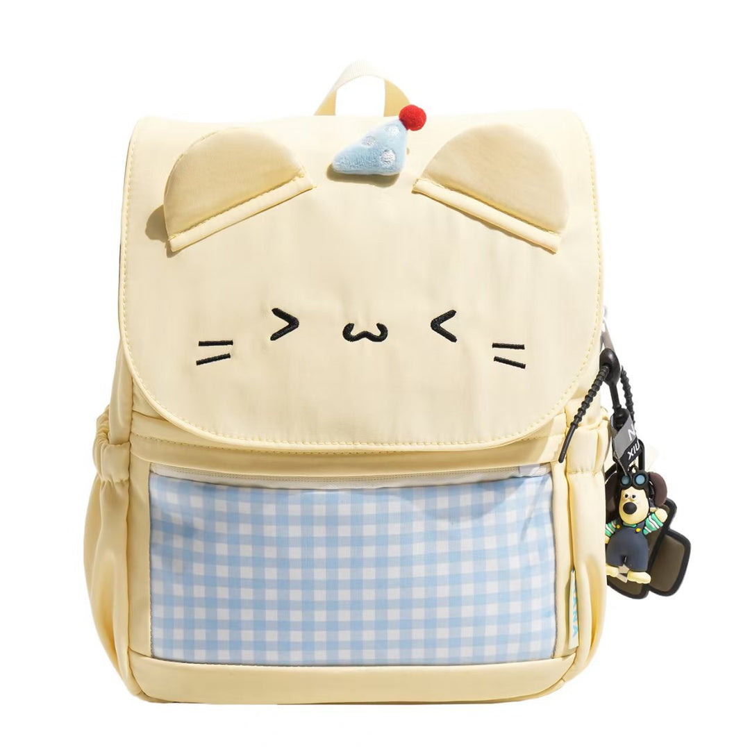 Cute Character Design School Backpack Bowlift