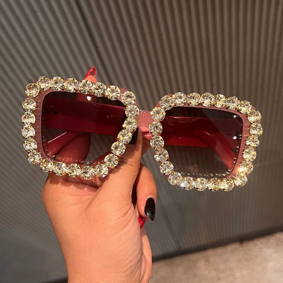 Ladies' sunglasses with sparkling crystal frame Bowlift